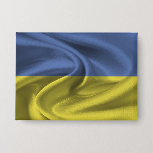 Badge Bouton Drapeau Ukraine (Recto)