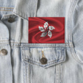 Badge Bouton du drapeau de Hong Kong (Insitu)