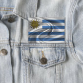 Badge Bouton du drapeau de l'Uruguay (Insitu)