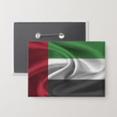 Badge Bouton du drapeau des Émirats arabes unis (Recto/Verso)