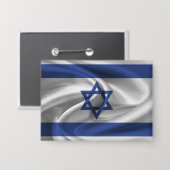 Badge Bouton du drapeau d'Israël (Recto/Verso)