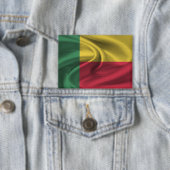Badge Bouton du drapeau du Bénin (Insitu)