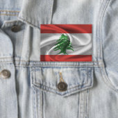 Badge Bouton du drapeau du Liban (Insitu)