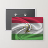 Badge Bouton du drapeau du Tadjikistan (Recto/Verso)