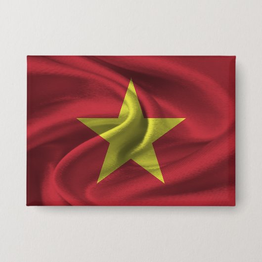 Badge Bouton du drapeau du Vietnam (Recto)