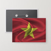 Badge Bouton du drapeau du Vietnam (Recto/Verso)