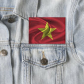 Badge Bouton du drapeau du Vietnam (Insitu)