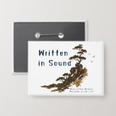 Badge Bouton Écrit dans le Son (Recto/Verso)