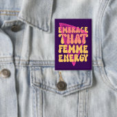 Badge Bouton Énergétique Femme (Insitu)