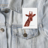 Badge bouton girafe (Insitu)