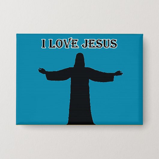 Badge Bouton j'aime jésus (Recto)