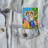 Badge Bouton Krishna Balram (Insitu)