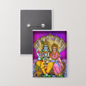 Badge Bouton Lakshmi Narayan (Recto/Verso)