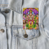 Badge Bouton Lord Vishnu Satyanarayan (Insitu)