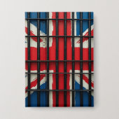 Badge Bouton Nouveau rectangle britannique (Recto)