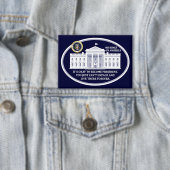Badge Bouton Pas de rois en Amérique (Insitu)