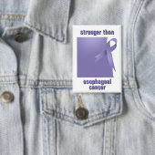Badge Bouton Plus Fort Que Le Cancer De L'Esophage (Insitu)