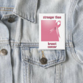 Badge Bouton Plus Fort Que Le Cancer Du Sein (Insitu)