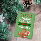 Badge Bouton Prix du gagnant du concours de cookies de v