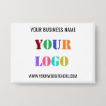 Badge Bouton promotionnel personnalisé Logo et Texte pro<br><div class="desc">Couleurs et polices personnalisées - Créez votre propre bouton personnalisé avec votre entreprise Logo et texte Boutons commerciaux promotionnels / Cadeau - Ajoutez votre logo / image - Photo ou QR Code et texte / Information - Redimensionnez et déplacez les éléments avec l'outil de personnalisation. Choisissez / ajoutez votre arrière...</div>