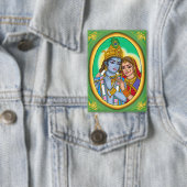 Badge Bouton Radha Krishna (Insitu)