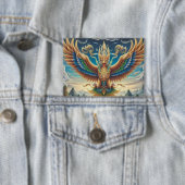 Badge Bouton Rectangle Garuda (Insitu)