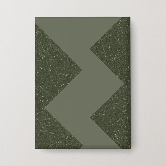 Badge Bouton Rectangle moderne vert mousse (Recto)