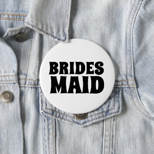 BADGE BOUTON ronD BRIDESMAID (En situation)