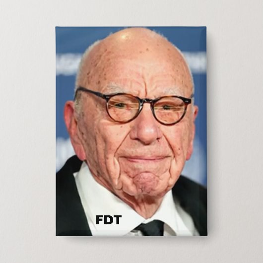 Badge Bouton Rupert Murdoch (Recto)