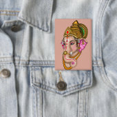 Badge Bouton Seigneur Ganesha (Insitu)