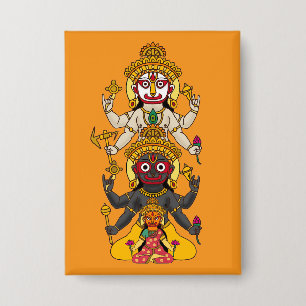 Badge Bouton Seigneur Jagannath