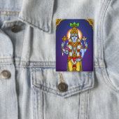 Badge Bouton Seigneur Vishnu (Insitu)