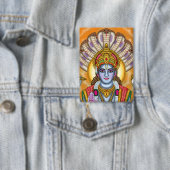 Badge Bouton Seigneur Vishnu (Insitu)