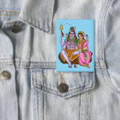 Badge Bouton Shiva Parvati (Insitu)