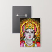 Badge Bouton Shree Ram (Recto/Verso)
