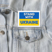 Badge Bouton Stand with Ukraine (Insitu)
