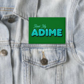 Badge Bouton vert foncé "Read My ADIME" (Insitu)