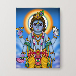 Badge Bouton Vishnu enfant