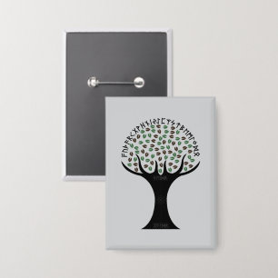 Badge Boutons d'arbre runique
