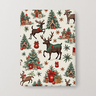 Badge Boutons de Noël