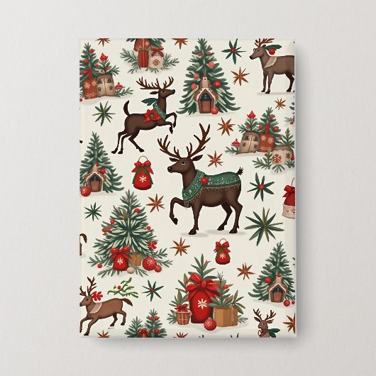 Badge Boutons de Noël (Recto)