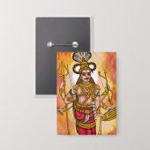 Badge Boutons Veerabhadra (Recto/Verso)