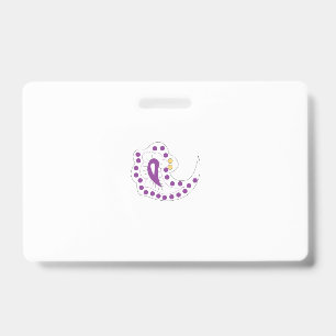 Badge Bransoletka z serduszkiem Style, Light Eggplant