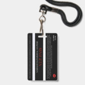 Badge BRIDE & CO Tiara Party Entrée VIP Pass Party (Dos avec cordon)