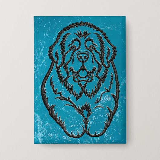 Badge Broderie Eau Terre-Neuve (Recto)