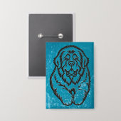 Badge Broderie Eau Terre-Neuve (Recto/Verso)