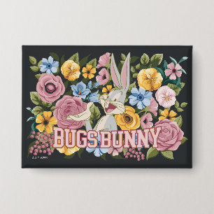 Badge Broderie graphique florale de BUGS BUNNY™