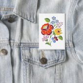Badge Broderie Kalocsa - Art populaire hongrois (Insitu)