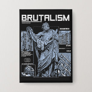 Badge Brutalisme - Conception Brutaliste Strewear