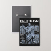 Badge Brutalisme - Conception Brutaliste Strewear (Recto/Verso)
